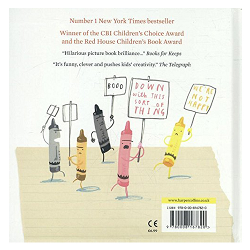 كتاب "The Day the Crayons Quit" من هاربر كولينز ناشرون