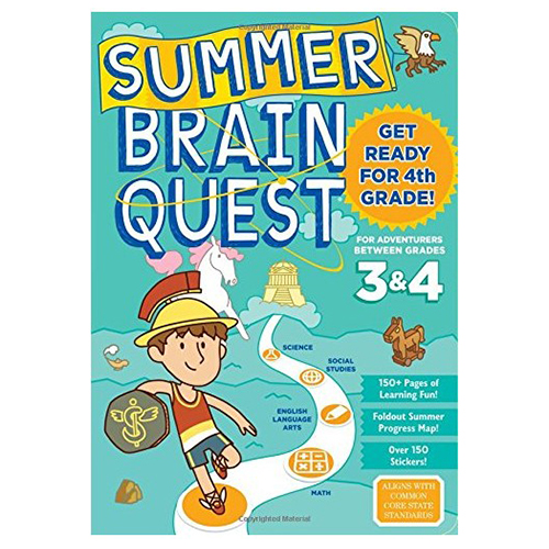 كتاب Summer Brain Quest For Adventurers Between Grades 3 4