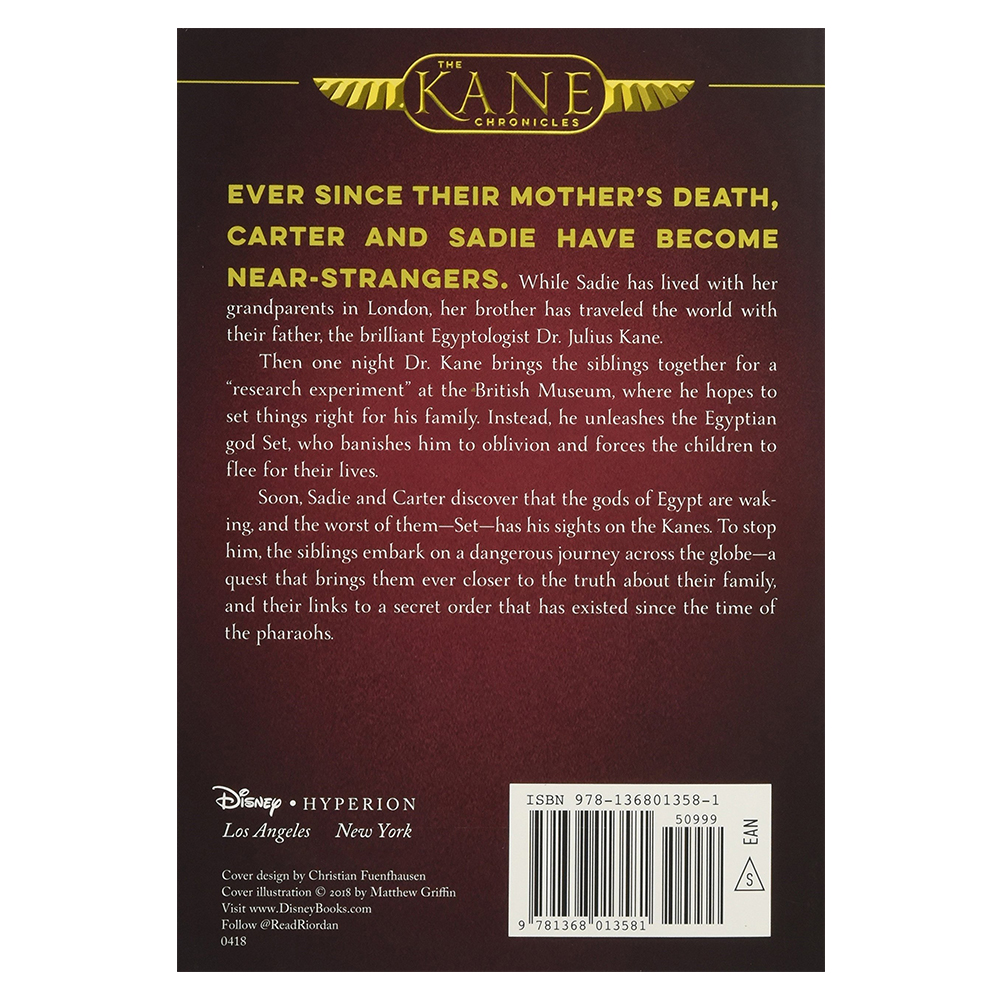 The Red Pyramid Kane Chronicles 1