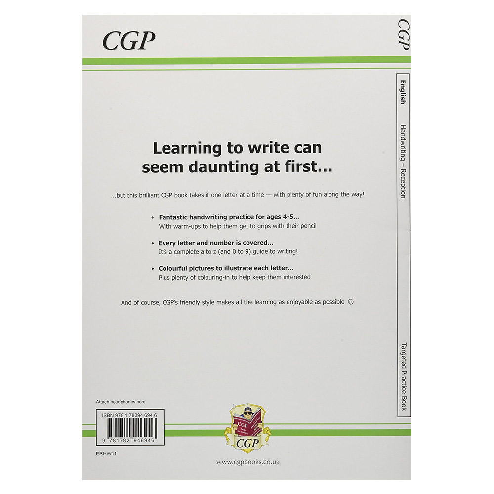 English Targeted Practice Book: Handwriting Reception