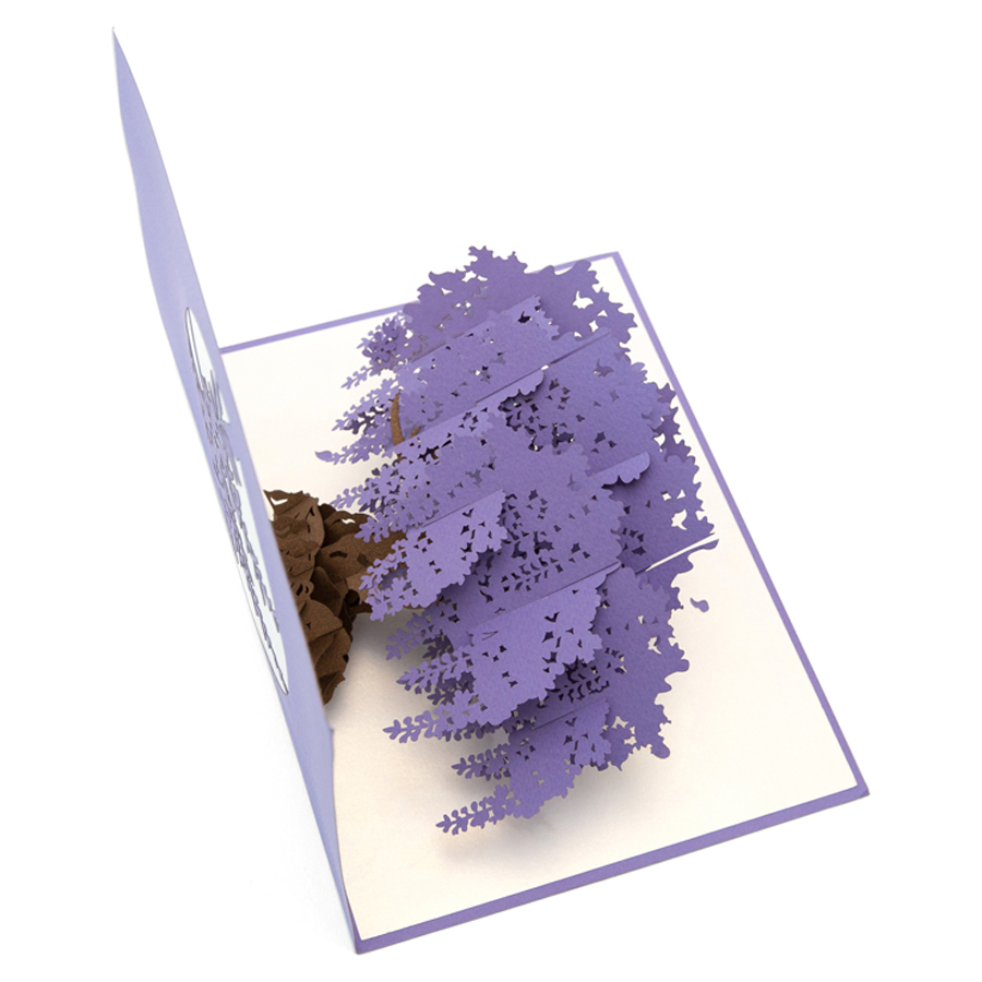 Abra Cards - Lavender Wisteria Tree