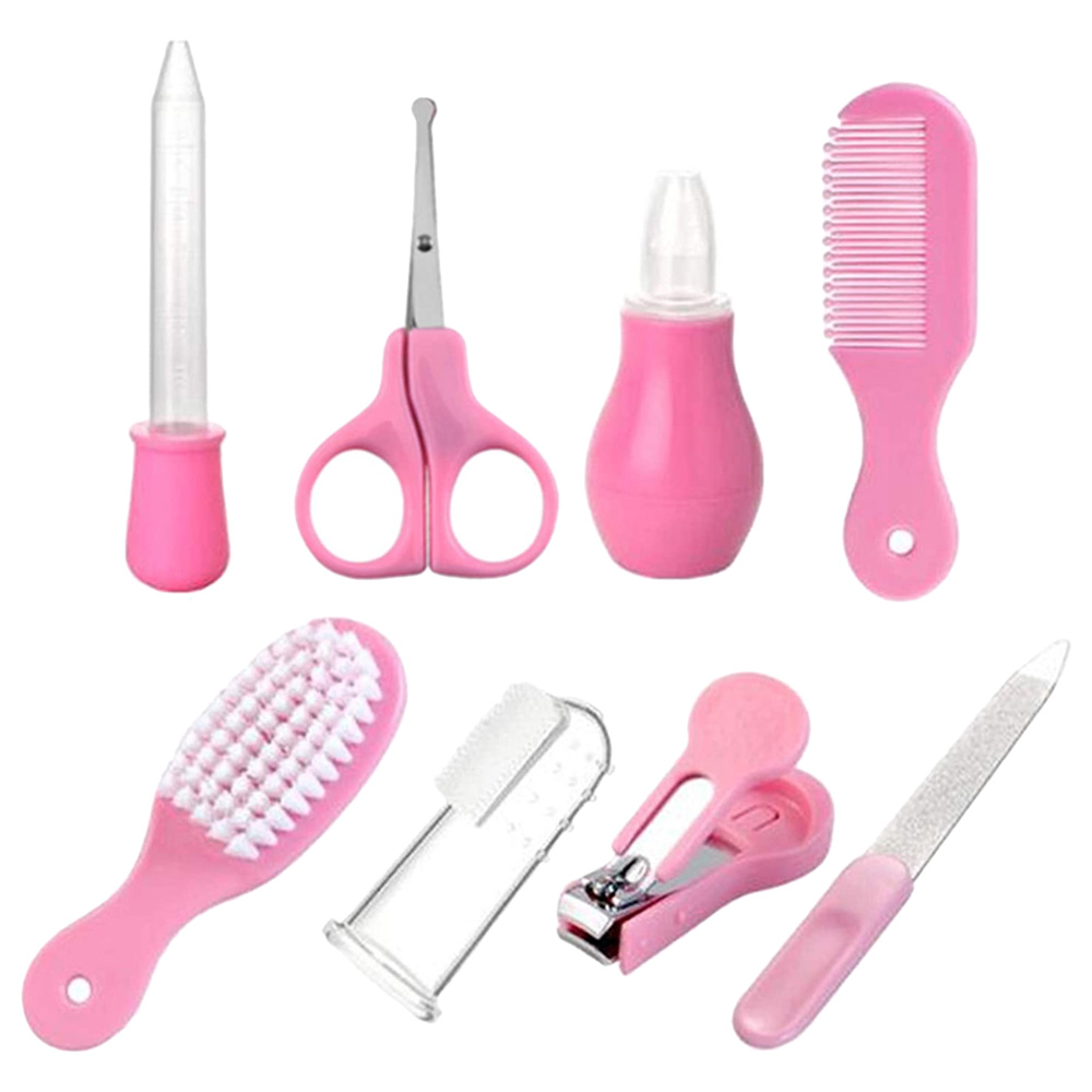 Cherubs - Baby Grooming Kit 8Pcs-Set - Pink