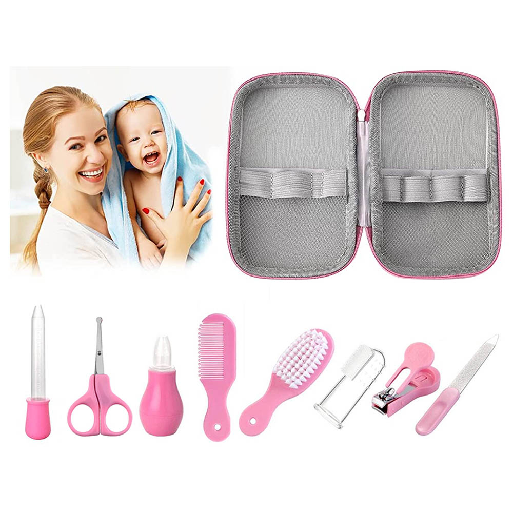 Cherubs - Baby Grooming Kit 8Pcs-Set - Pink