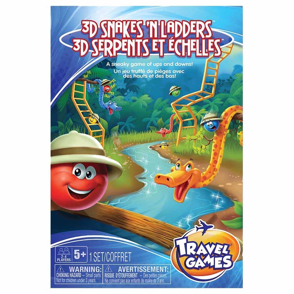 TCG -3D Snakes and Ladders Travel Game
