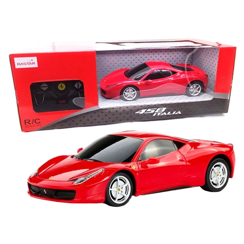 RASTAR - 1:18 Ferrari 458 Italia RC Car - Red
