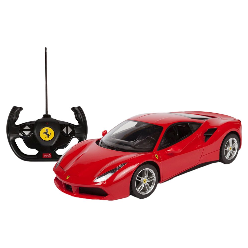RASTAR - 1:14 Ferrari 488 GTB RC Car - Red