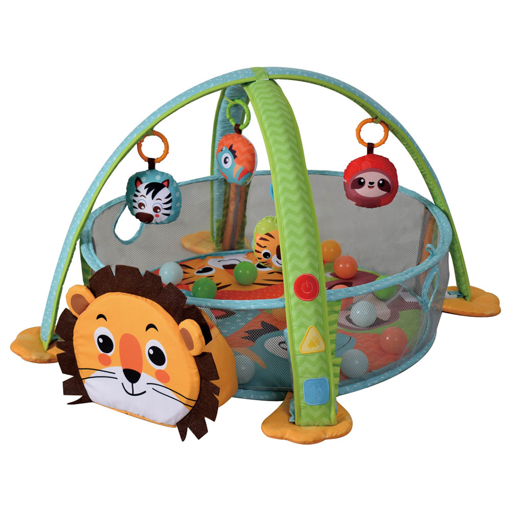 Little Learners - 3-in-1 Light Up Activity Play Gym for Infants