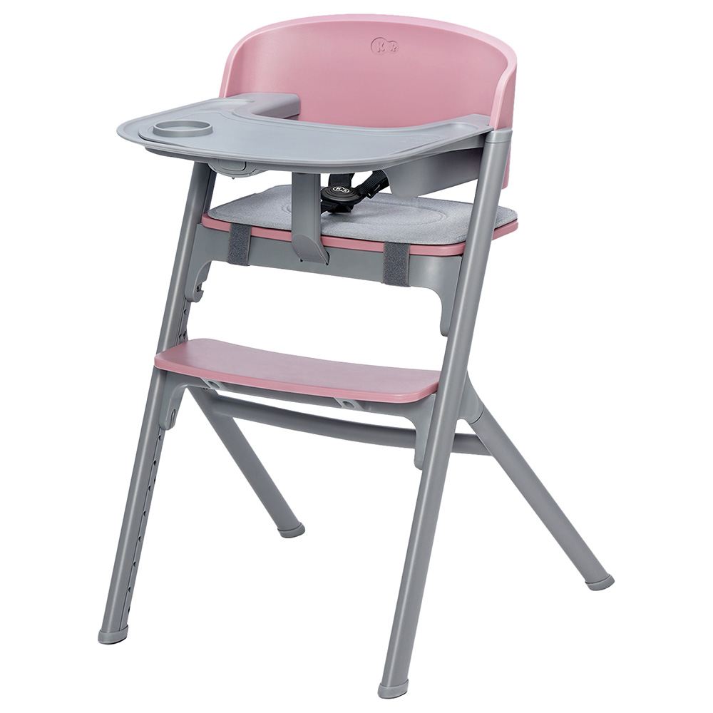 Kinderkraft - Livy 3-in-1 Wooden High Chair Youth Seat 6m-110kg - Aster Pink