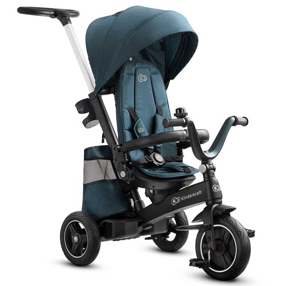 Kinderkraft - Easytwist Tricycle - Midnight Green