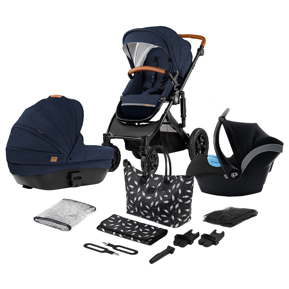 Kinderkraft - 3-in-1 Prime 20' Travel System With Accessories - Navy