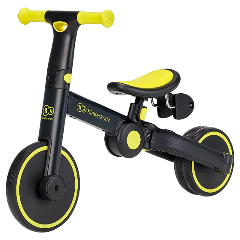 Kinderkraft - 4Trike 3-in-1 Folding Tricycle 1-5Y - Black Volt