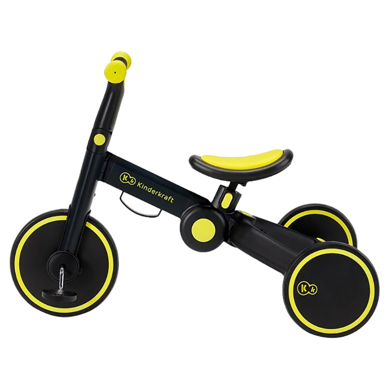 Kinderkraft - 4Trike 3-in-1 Folding Tricycle 1-5Y - Black Volt