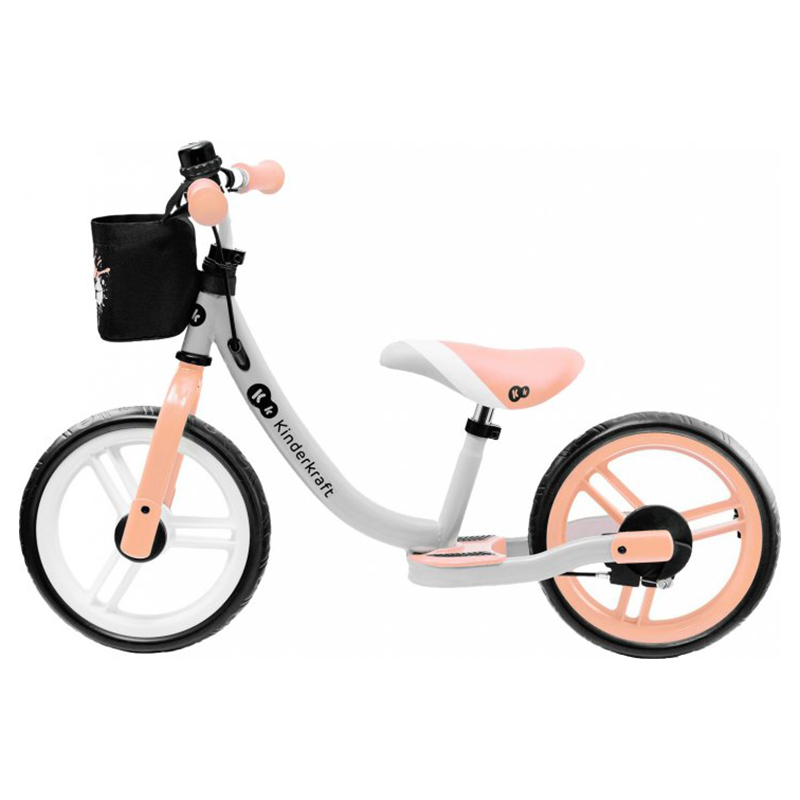 Kinderkraft - Space Balance Bike 2-5Y - Peach Coral