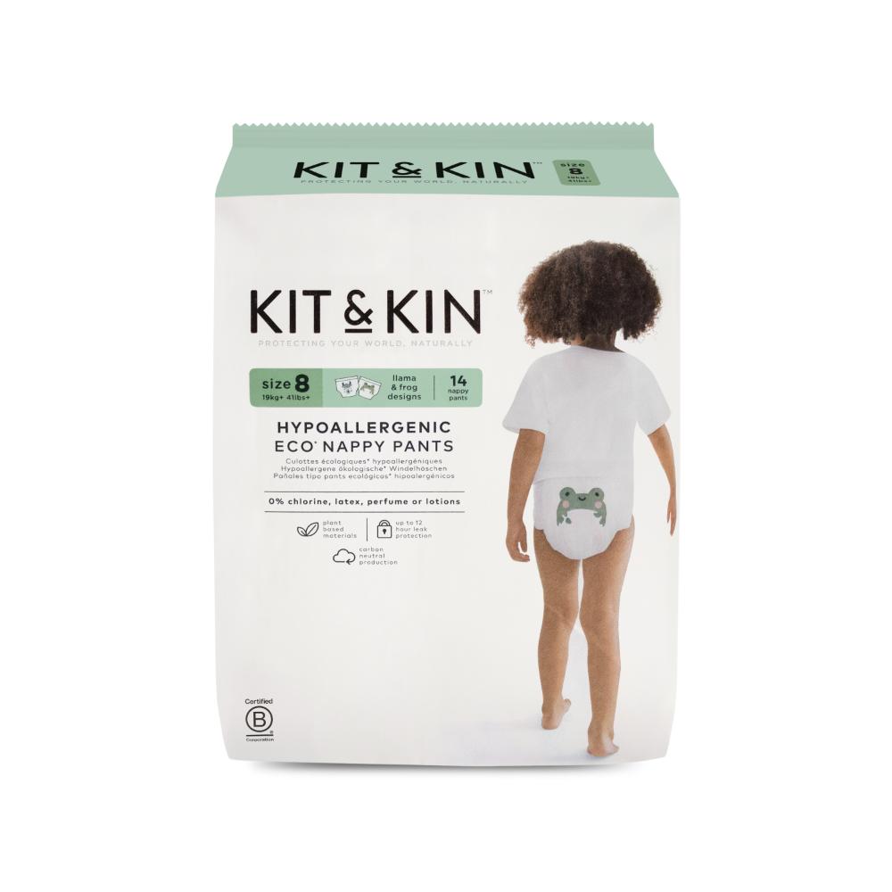 Kit & Kin Eco Pull Up Size 8 YP2 14pcs