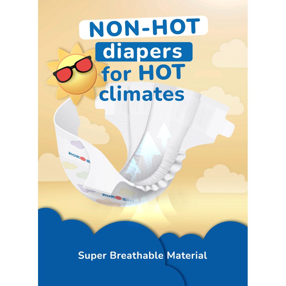 Kokoshi - Premium Baby Diapers Size 4 9-13kg - Pack of 54