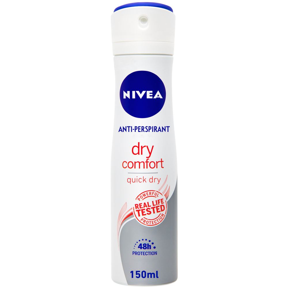 Nivea - Dry Comfort Antiperspirant Spray Quick Dry 150ml