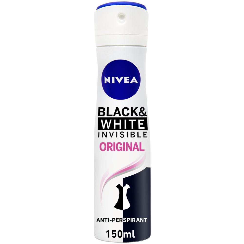 Nivea - Black & White Invisible Original Deo Spray 150ml