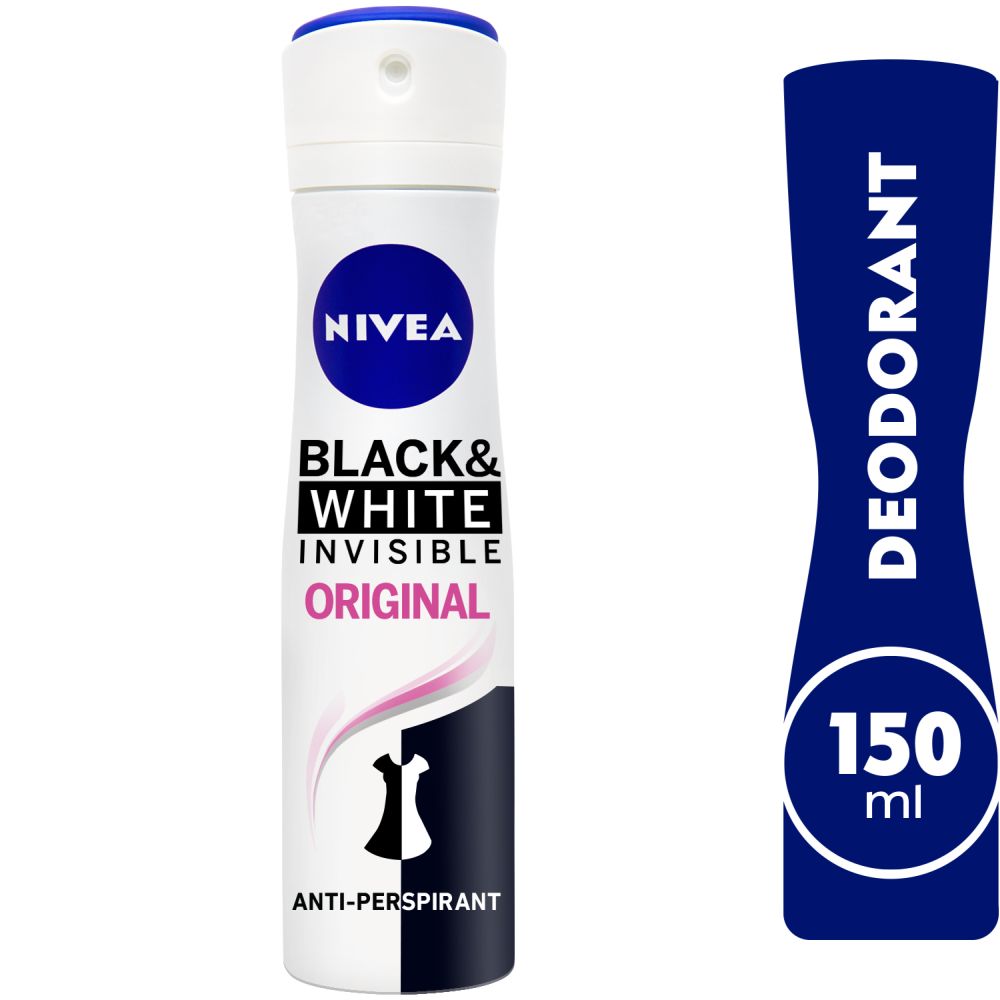 Nivea - Black & White Invisible Original Deo Spray 150ml
