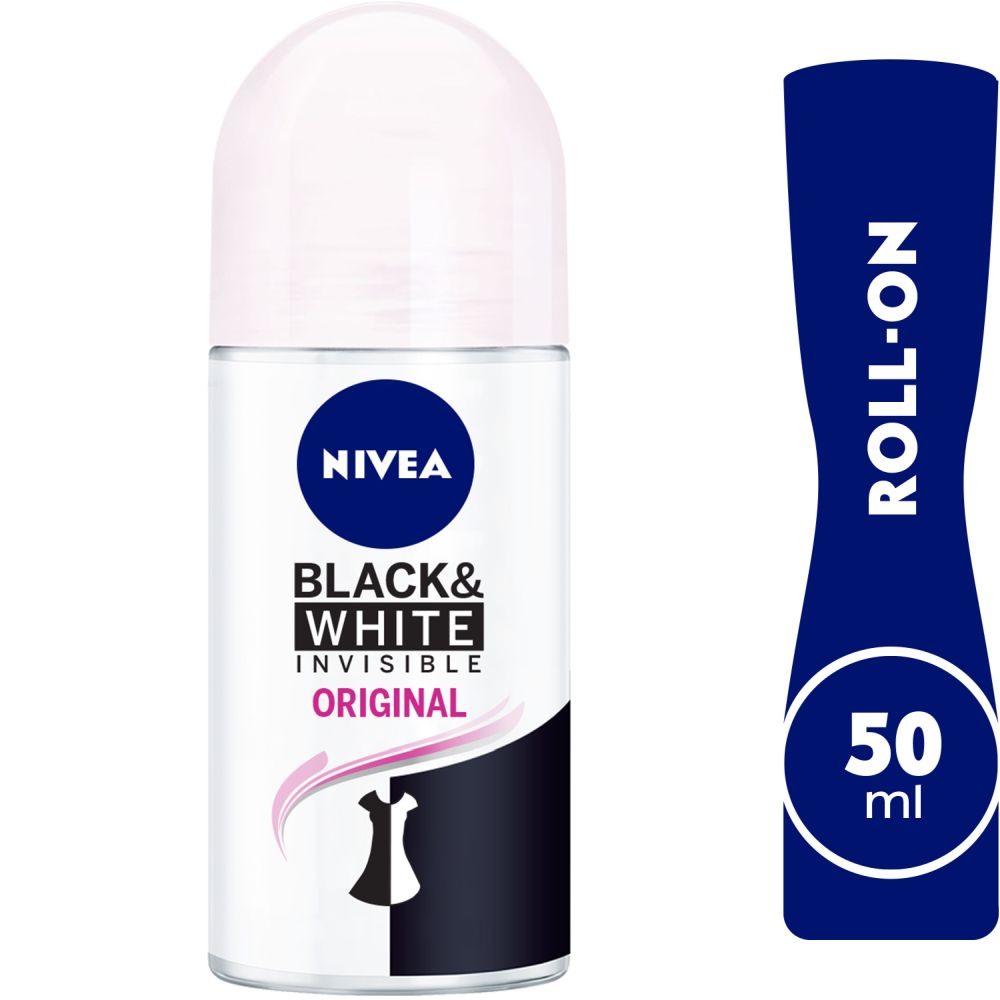 Nivea - Black & White Invisible Original Deo Roll-On 50ml
