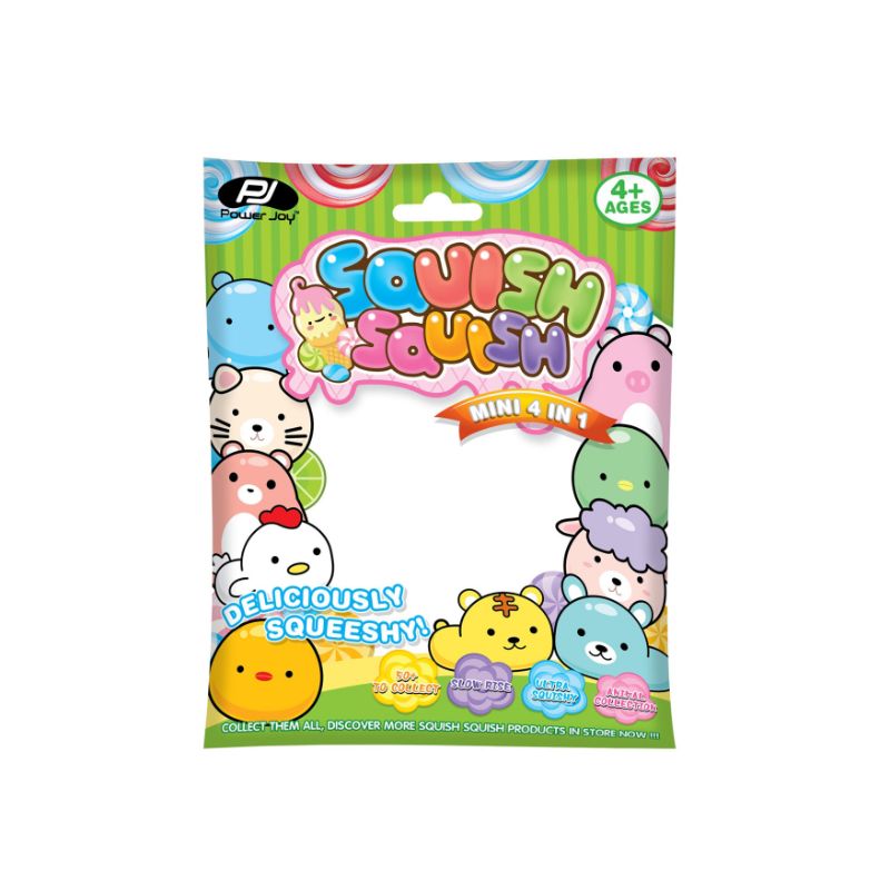 Power Joy - Squish Squish Animal Mini 4-in-1