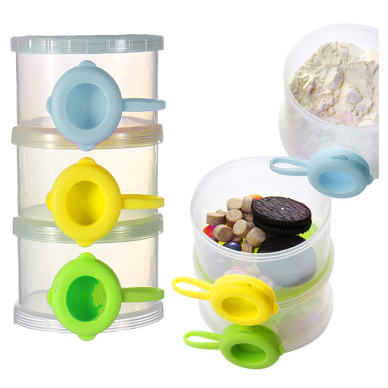 Amchi Baby 3 Layer Side Open Milk Powder Box Blue
