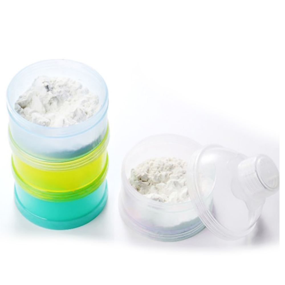 Amchi Baby 4 Layer Portable Milk Powder Box Blue