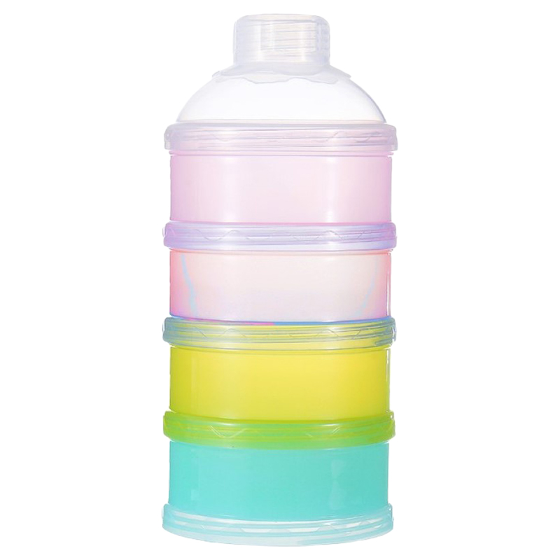 Amchi Baby 4 Layer Portable Milk Powder Box Pink