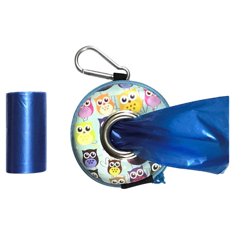 Luqu - Disposable Nappy Bag Dispenser And 2 Refill - Blue
