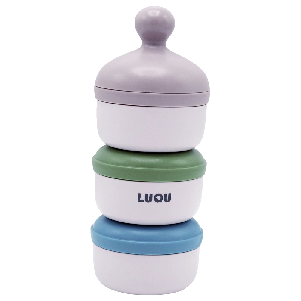 Luqu Milk Powder Container 3 Layer - Multi Color