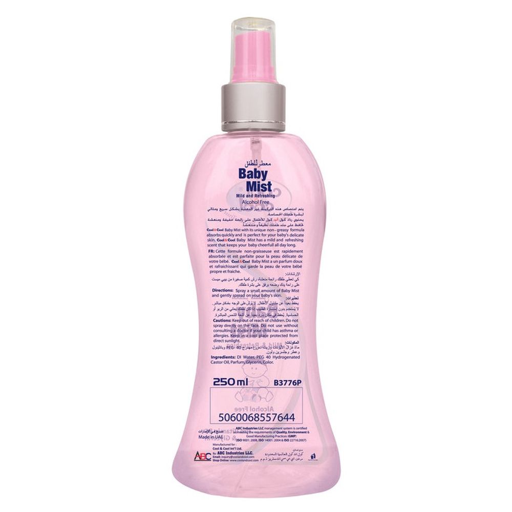 Cool & Cool - Baby Mist - 250ml - Pink