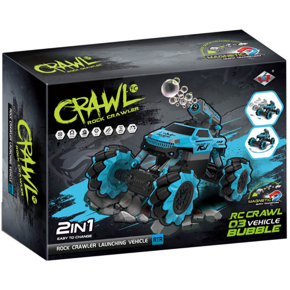 Family Center - 3-in-1 R/C Car WithUsb Charger - Blue