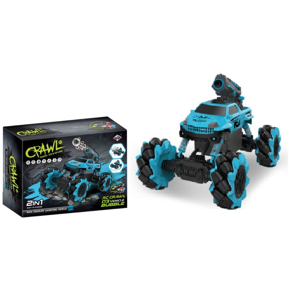 Family Center - 3-in-1 R/C Car WithUsb Charger - Blue