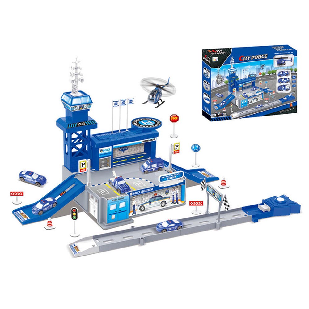Family Center - Police Parking Lot + Free Wheel Car