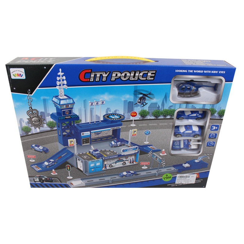 Family Center - Police Parking Lot + Free Wheel Car