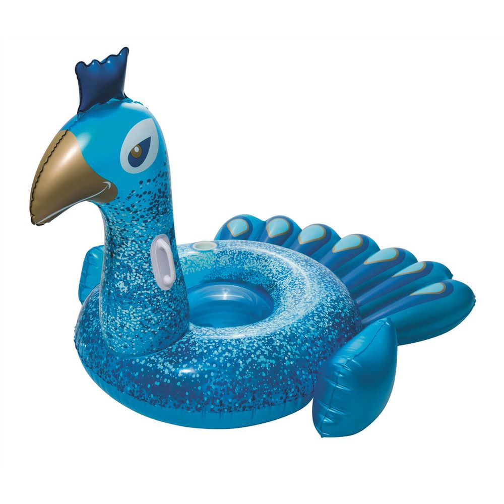 Bestway - Pretty Peacock 1.98m x 1.64m - Inflatable Pool Float - Blue