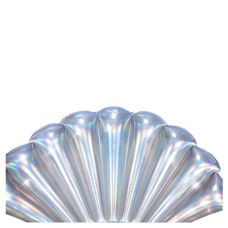 Bestway - Iridescent Shell Lounge 185x114cm - Inflatable Pool Float - Silver