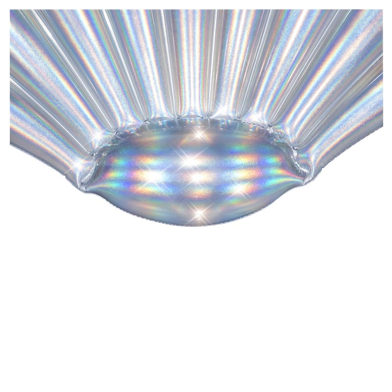 Bestway - Iridescent Shell Lounge 185x114cm - Inflatable Pool Float - Silver