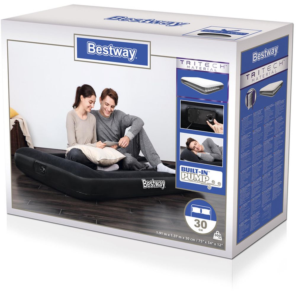 Bestway - Tritech Airbed Full Built-In Ac Pump 26-67462