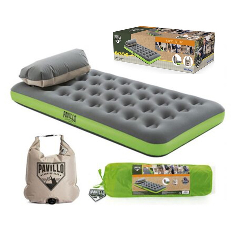 Bestway - Pavillo Roll & Relax Airbed Twin - Grey