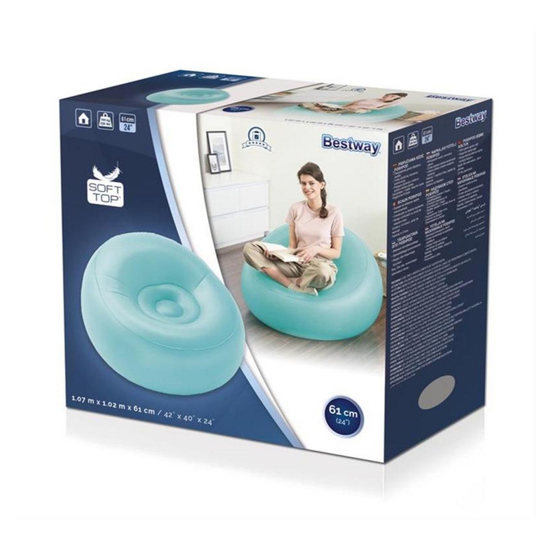 Bestway - Poshpod Air Chair - Blue