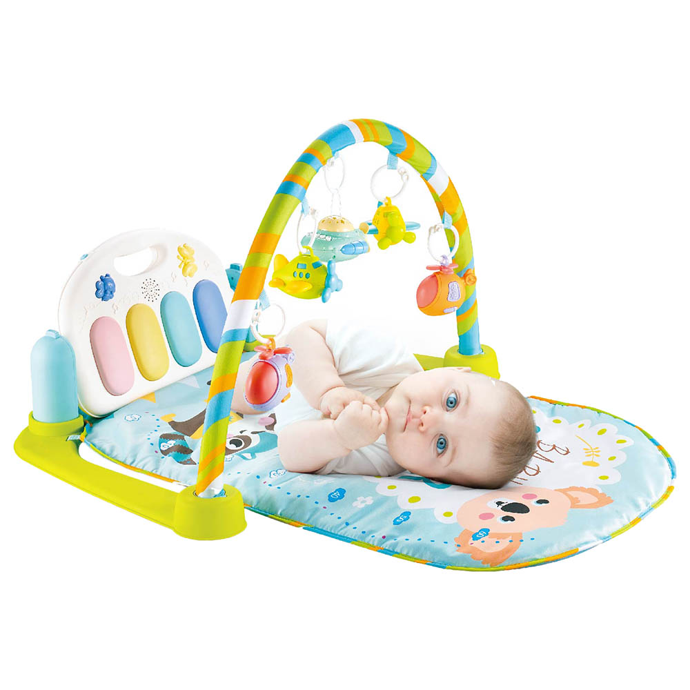 Baby Love - Carpet With Pedal Piano - Green