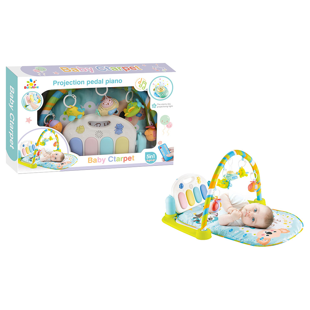 Baby Love - Carpet With Pedal Piano - Green