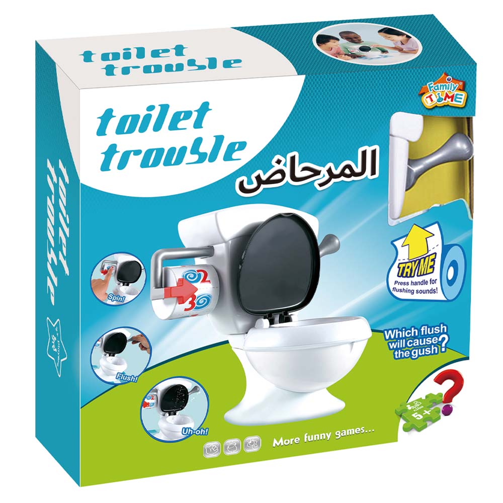 Family Time - Toilet Trouble Fun Game