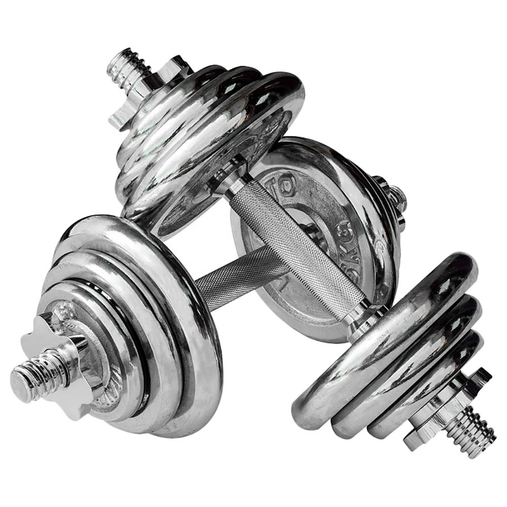 Body Builder - Sport Chrome Dumbbell Set 20Kg