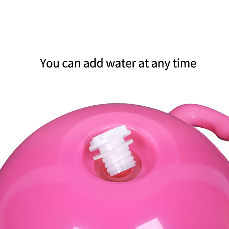 Body Builder - Water Filled Kettle Bell Dumbbell - Pink
