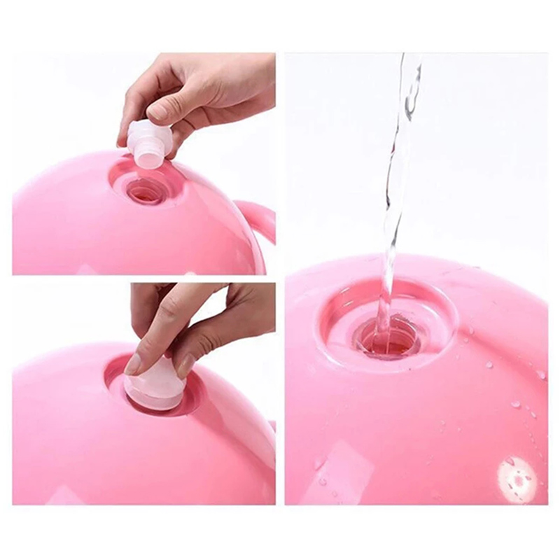 Body Builder - Water Filled Kettle Bell Dumbbell - Pink