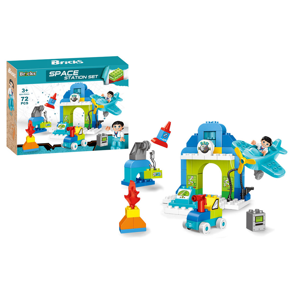 Bricks - Space Station Set Blocks 72pcs