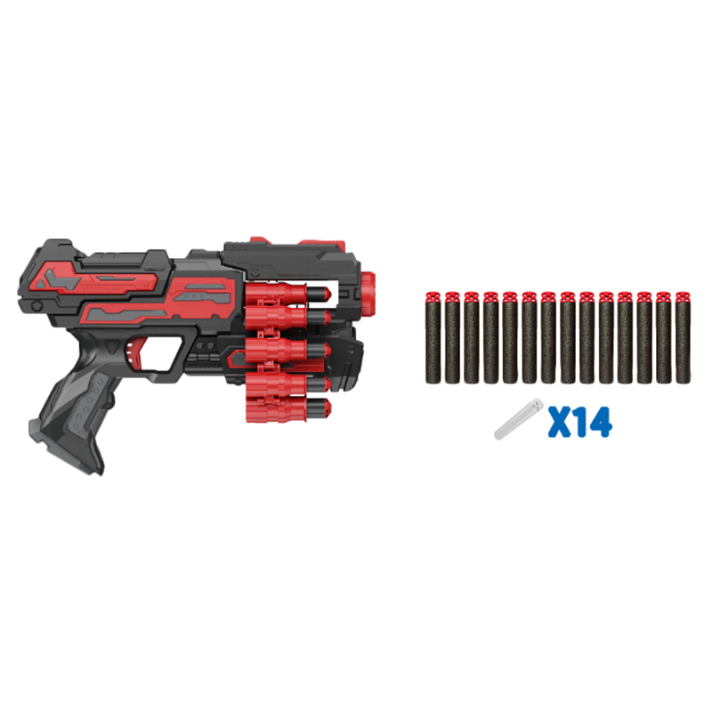 Tack Pro - Soft Bullet Toy Gun With 14 Darts