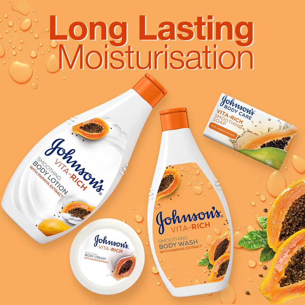 JOHNSON'S - Body Wash, Vita-Rich, Smoothing 400ml
