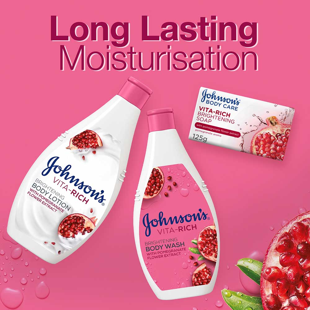 JOHNSON'S - Body Wash, Vita-Rich, Brightening 250ml